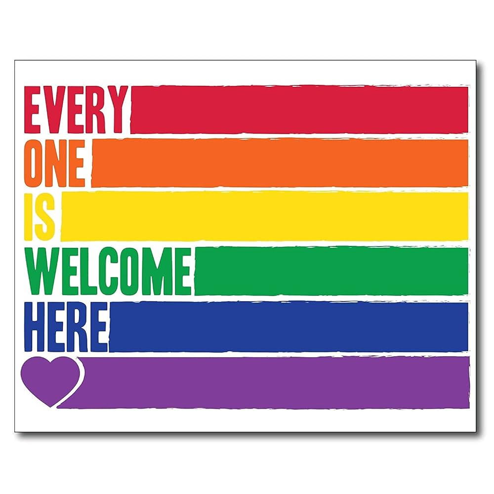 Drapeau d'inclusion pour toutes les populations aux couleurs LGBTIQ+